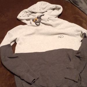 Womens color block pullover hoodie